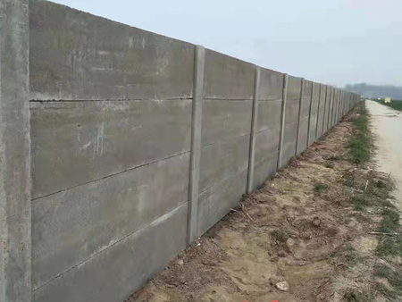 济南钢城区围墙工程案例
